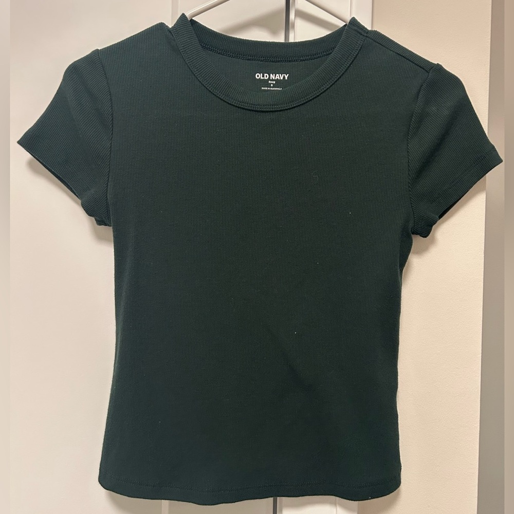 Old Navy Women’s Small Snug Tee in Forest Green